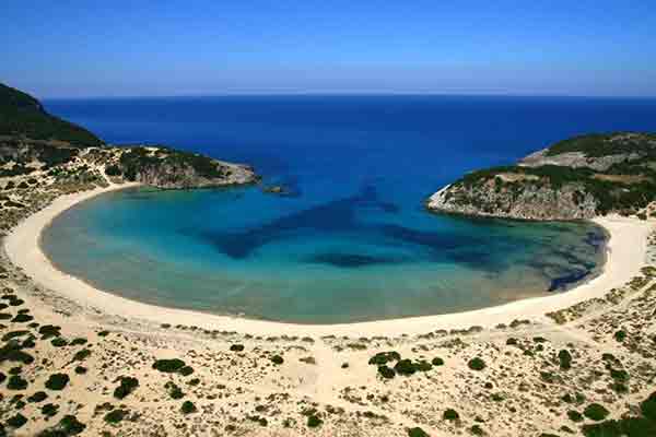 Voidokilia - bland de bästa stränderna i Grekland